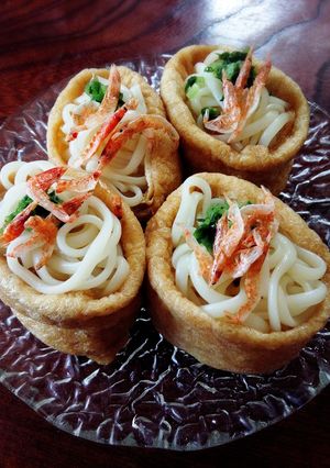 簡単ランチ♪稲荷うどん-レシピのメイン写真