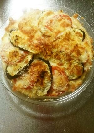 ベシャメルハムと夏野菜のオーブン焼き-レシピのメイン写真