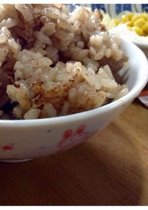 簡単炊き込み☆牛肉ご飯-レシピのメイン写真