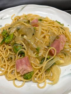 春の香り・ふきのとうパスタ-レシピのメイン写真