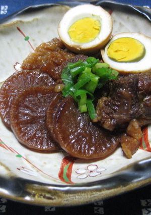 炊飯器で！！大根と牛すじの味噌煮♪-レシピのメイン写真