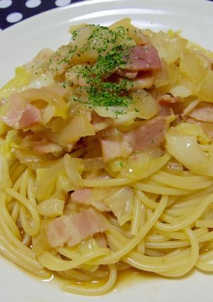 ベーコン×玉ねぎ♡ポン酢で和風パスタ-レシピのメイン写真