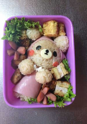キャラ弁リラックマ-レシピのメイン写真