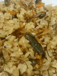 切り干し大根の煮物*リメイク炊き込みご飯-レシピのメイン写真