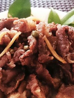 牛肉のしぐれ煮♪実山椒&生姜入り-レシピのメイン写真