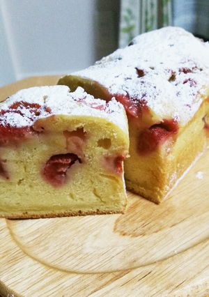 苺と水切りヨーグルトのパウンドケーキ-レシピのメイン写真