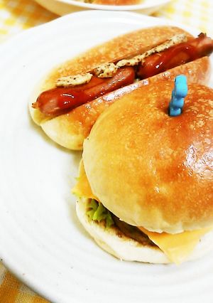 HB使用☆ビッグハンバーガーバンズ♪-レシピのメイン写真