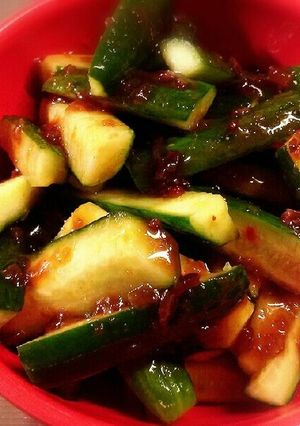 簡単☆玉ねぎドレッシング味のきゅうり-レシピのメイン写真