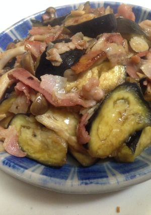 ご飯がすすむ！ナスのガーリック醤油炒め-レシピのメイン写真
