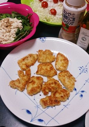 オリーブオイルで簡単美味しいチキンカツ♪-レシピのメイン写真