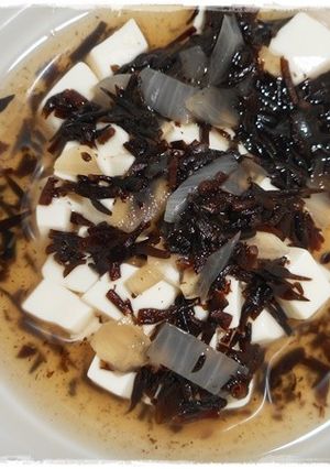 離乳食完了期 豆腐とひじきと玉ねぎ煮-レシピのメイン写真