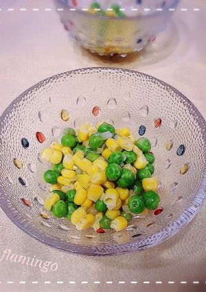 ニコニコ笑顔のコ～ンサラダ-レシピのメイン写真