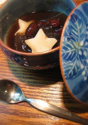蕎麦くずもち*黒豆汁粉-レシピのメイン写真