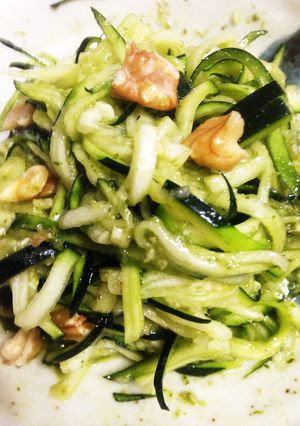 簡単!生ズッキーニのジェノバソース和え-レシピのメイン写真