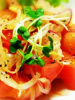 さっぱり!レッドオニオンとトマトのマリネ-レシピのメイン写真