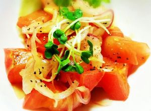 さっぱり！レッドオニオンとトマトのマリネ-レシピのメイン写真