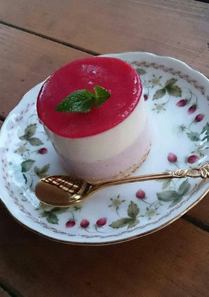 バニラといちごのムース-レシピのメイン写真
