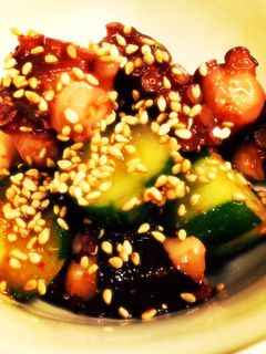 手作りコチュジャン★たこと胡瓜ピリ辛和え-レシピのメイン写真