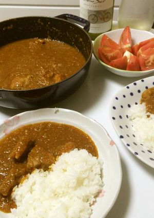 STAUBで作る時短ポークカレー-レシピのメイン写真