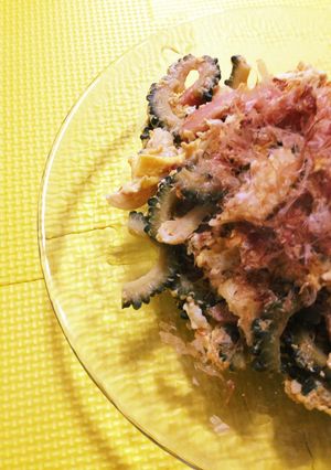 豆腐がなくて☆フグのゴーヤチャンプルー-レシピのメイン写真