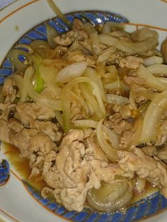 簡単♪豚肉と玉ねぎの炒め物-レシピのメイン写真