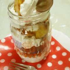 รูปของ オランジーナでスコップケーキ☆