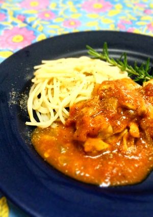 煮込みなし！トマトチキンカレー-レシピのメイン写真