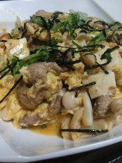 鍋キューブで卵とじ:utilize-レシピのメイン写真