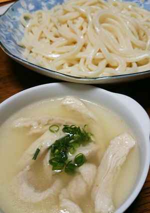 柚子胡椒香る、鶏塩ざるうどんタレ-レシピのメイン写真