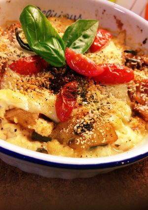 バジル香るヘルシーお豆腐グラタン-レシピのメイン写真