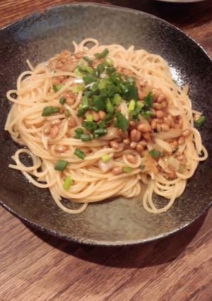 納豆パスタ-レシピのメイン写真