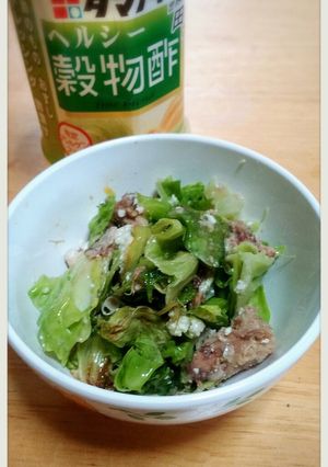 簡単♪さば缶とレタスのサッパリサラダ-レシピのメイン写真