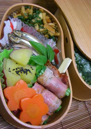 お弁当（102）はちみつにんじん＆お芋-レシピのメイン写真