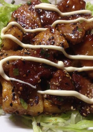凍豆腐と豚バラのこってり照り焼き-レシピのメイン写真