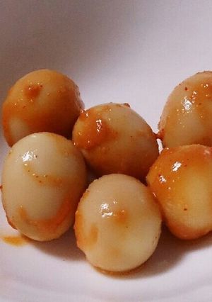 うずらの卵の味噌コチュ漬け-レシピのメイン写真
