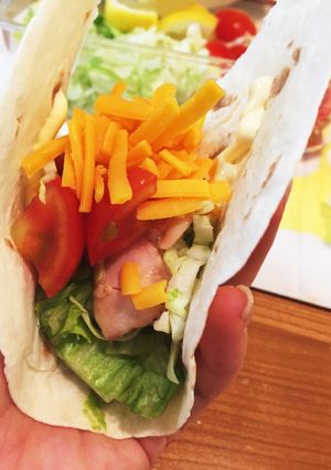 コストコチキンでタコス-レシピのメイン写真