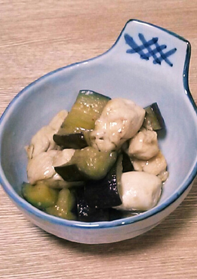 ササミと茄子の味噌炒め-レシピのメイン写真