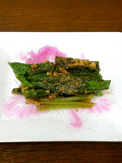 お弁当の隙間に♪ 蕪の葉の胡麻和え-レシピのメイン写真