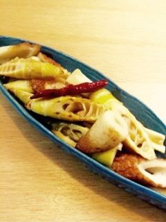 簡単!10分!姫たけのこと竹輪の炒め煮-レシピのメイン写真