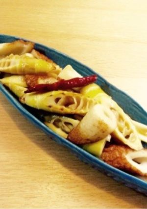 簡単！10分！姫たけのこと竹輪の炒め煮-レシピのメイン写真