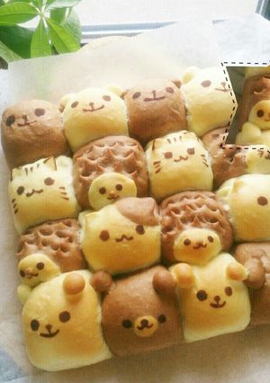 動物ちぎりパン-レシピのメイン写真