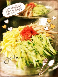 冷やし中華、始めましたぁ♪-レシピのメイン写真