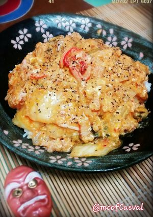 新定番！シャア専用カニキムチ飯-レシピのメイン写真