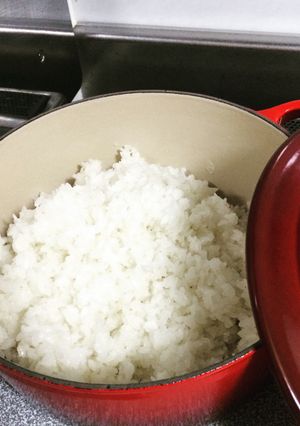 白米ごはん☆ルクルーゼでIH簡単-レシピのメイン写真