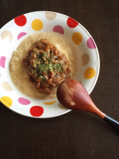 納豆とチーズのおじや-レシピのメイン写真