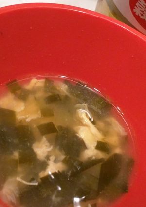 我が家のお酸いもの(スープです)-レシピのメイン写真