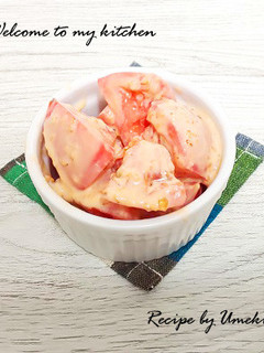 まろやか胡麻ドレの✾トマトサラダ-レシピのメイン写真