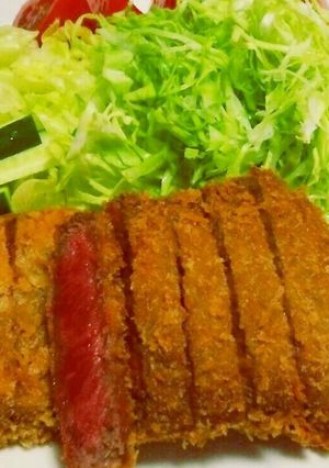 揚げ時間１分 !! とろける牛カツ!!-レシピのメイン写真