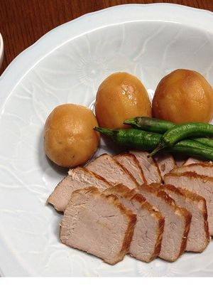 圧力鍋で☆豚もも肉と新じゃがの黒酢煮-レシピのメイン写真