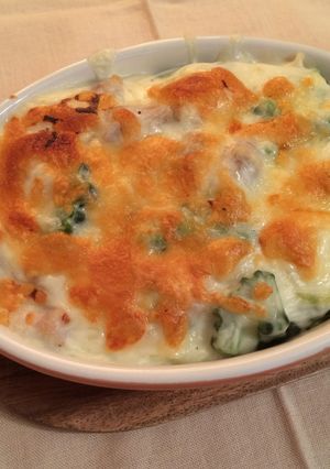 簡単美味しいゴーヤグラタン-レシピのメイン写真